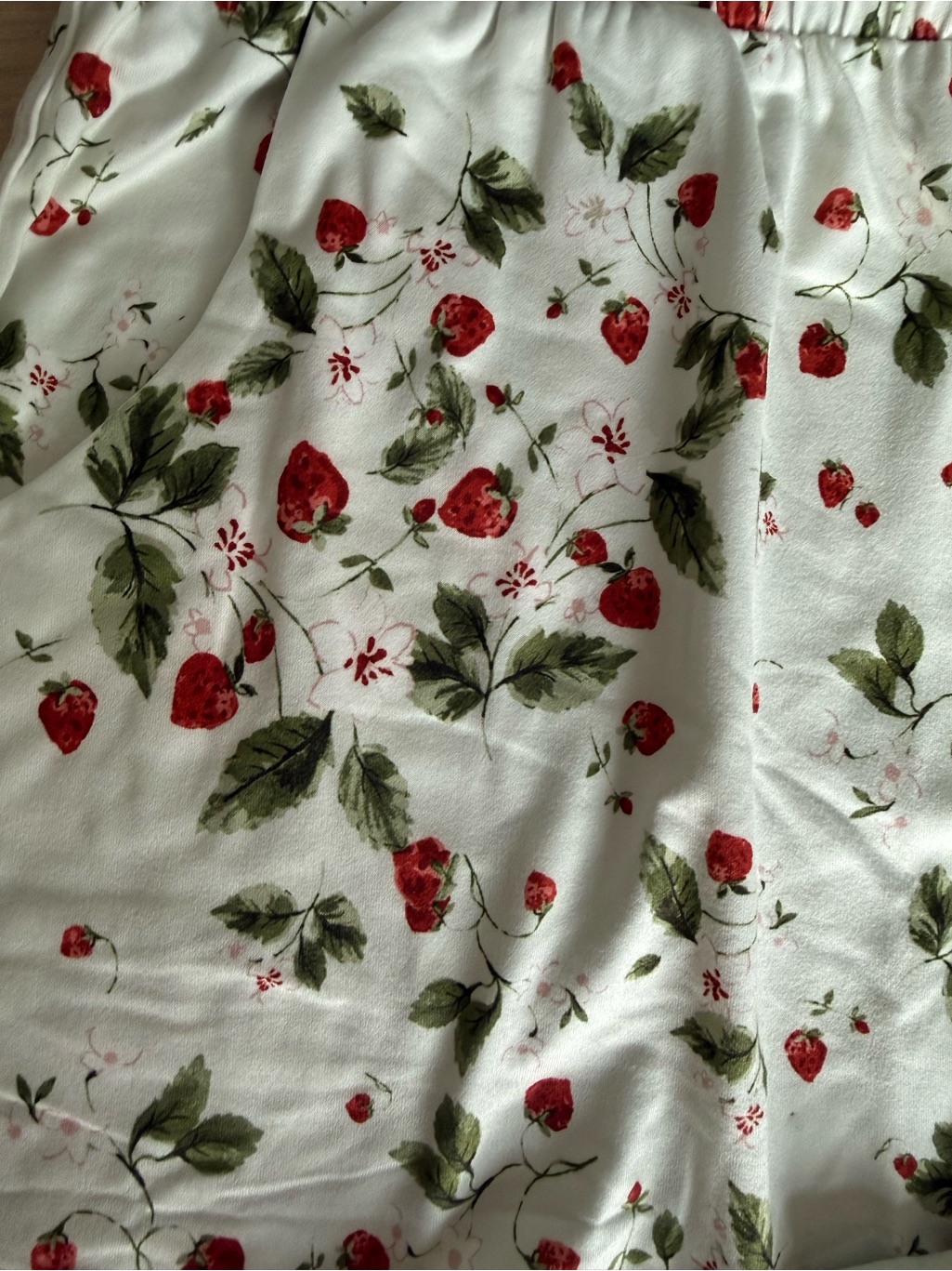 Masongrey Mint Strawberry Print Short Pajama Set — image 2 of 6